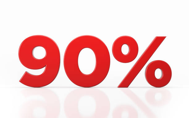 istock Ninety Percent Off Discount Symbol 960594056
