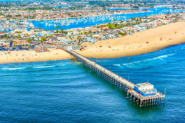 istock Newport Beach Pier From Above 960611424