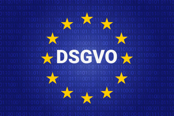 istock dsgvo - german Datenschutz-Grundverordnung. gdpr - General Data Protection Regulation. vector 960655406