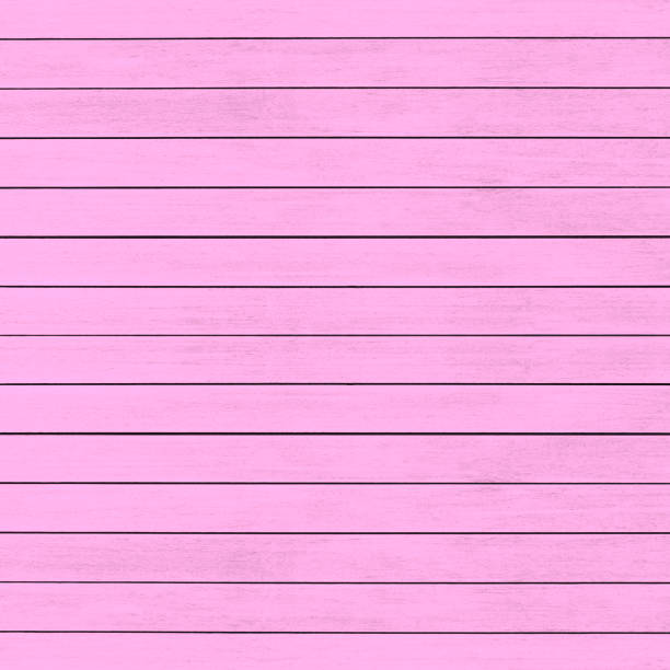 istock Pink wood wall plank texture or background 960665698