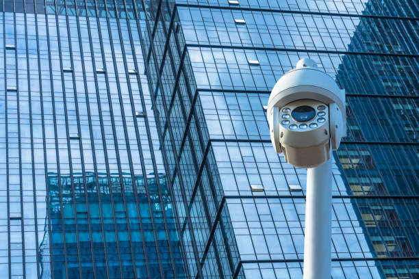 istock Security camera in front of the office building 960670654