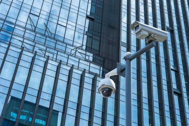 istock Security camera in front of the office building 960670662
