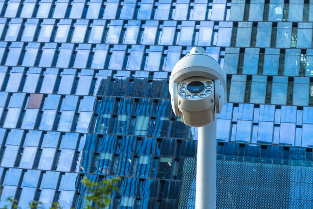istock Security camera in front of the office building 960670666