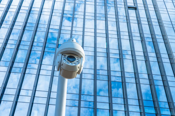 istock Security camera in front of the office building 960670672