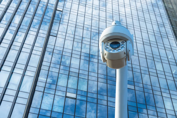istock Security camera in front of the office building 960670676