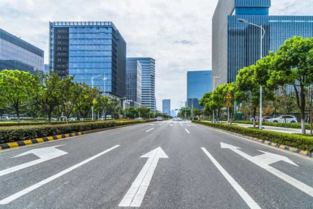 istock City road through modern buildings in beijing 960670680