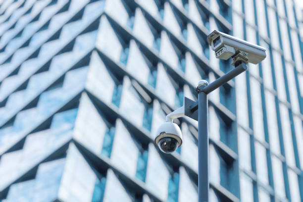 istock Security camera in front of the office building 960670696