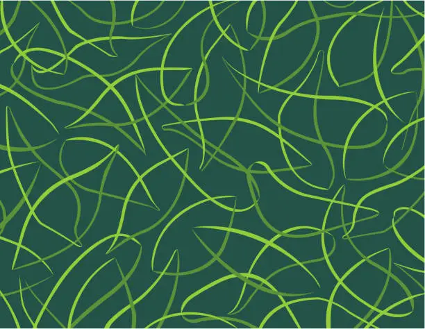 Vector illustration of Tropical pattern / Leaf pattern