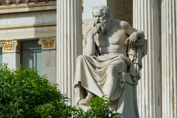 istock classical statue of Socrates at academy of athens 960679878