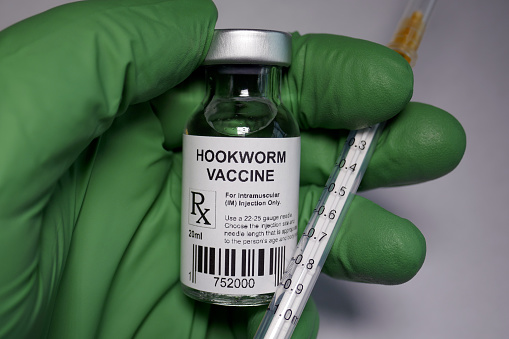 Hookworm infection - parasitic disease vaccine under research.