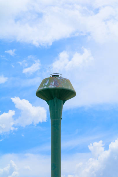 istock Water tank for agriculture with blue sky background 960698894