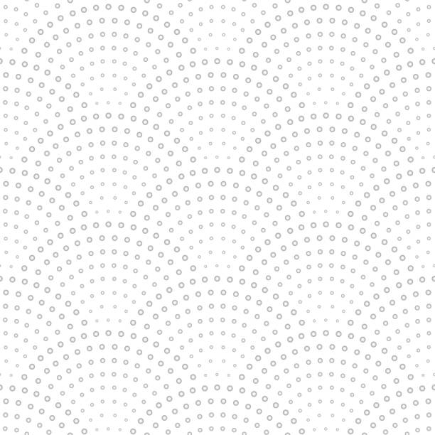 ilustrações de stock, clip art, desenhos animados e ícones de vector abstract seamless wavy pattern with geometrical fish scale layout. silver grey circles on a white background. fan shaped firework burst .wallpaper, textile patch, wrapping paper, page fill - bubble seamless pattern backgrounds