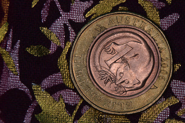 istock Finance pyramid - Australian coins stacked on each other. 960707876