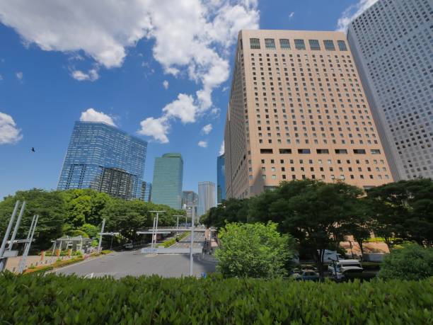 istock Skyscraper group in Shinjuku, Tokyo 960711214
