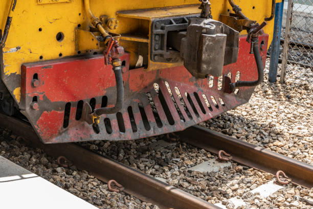 istock Yellow train in Train Station, Thailand train 960711490