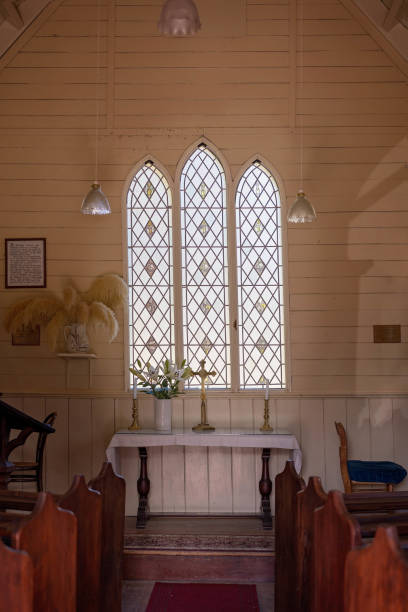 istock Inside An Old Country Church 960716868