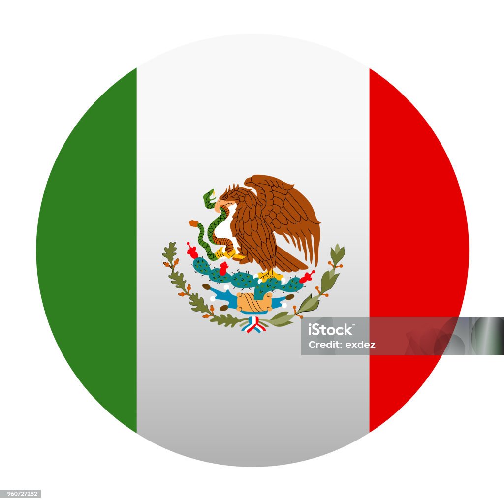 Mexico flag Mexican Flag stock vector