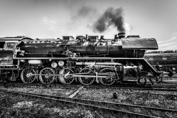 istock Old steam locomotive. Old train 960730916
