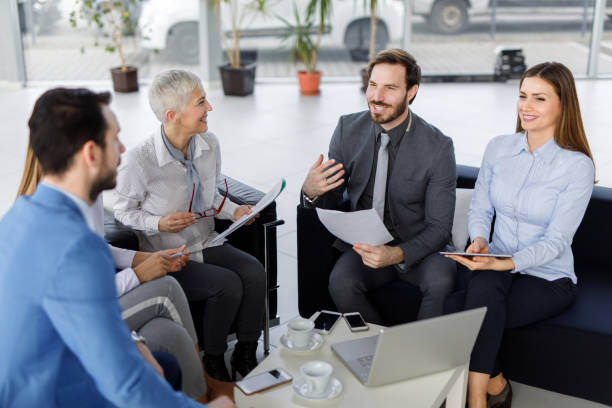 istock Business people brainstorming their way to success 960766714