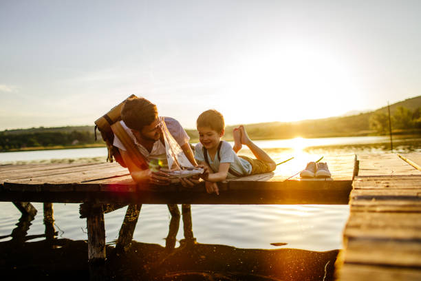 istock Sailing boat with my dad 960798648