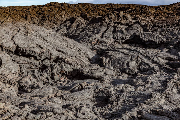 istock Stones of volcanic flow give a beautiful  structure 960808806