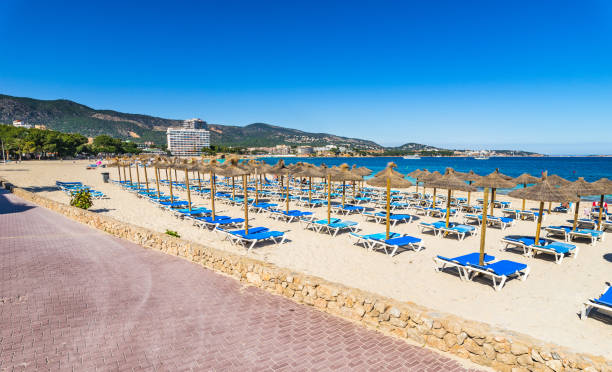 istock Spain Majorca coast seafront, beach Platja de Palmanova, Mediterranean Sea, Balearic Islands 960813384