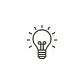 istock light bulb, idea, lamp outline icon vector 960813498