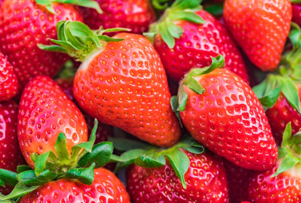 istock Healthy food, red fresh strawberries 960816770