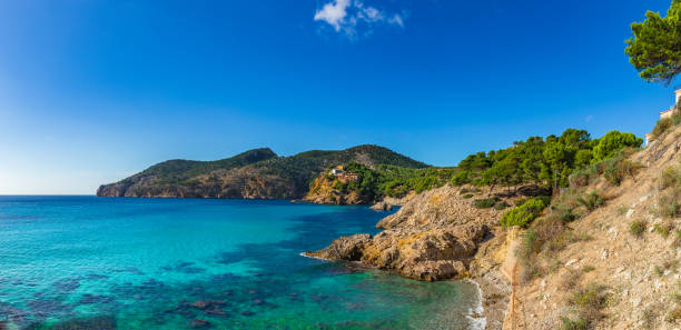 istock Spain Mediterranean Sea, beautiful coastline scenery on Majorca island 960817888