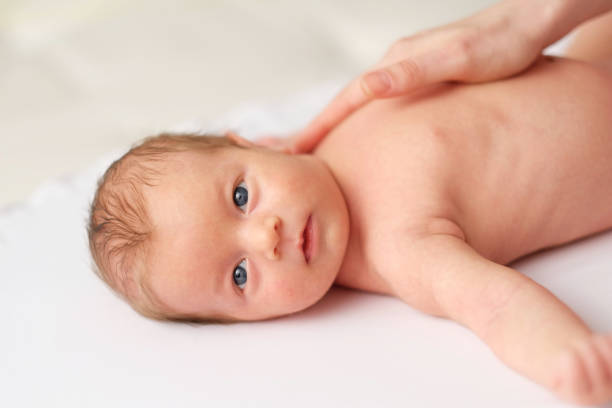 istock Newborn baby massage 960824436