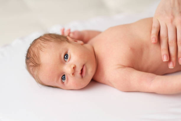 istock Newborn baby massage 960824438