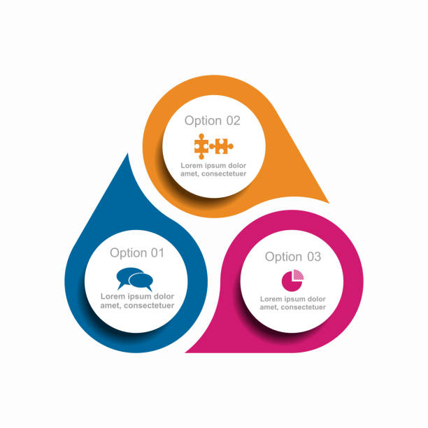 Infographic template. Vector illustration. Can be used for workflow layout, diagram, business step options, banner. Infographic template. Vector illustration. Can be used for workflow layout, diagram, business step options, banner, web design. three stock illustrations