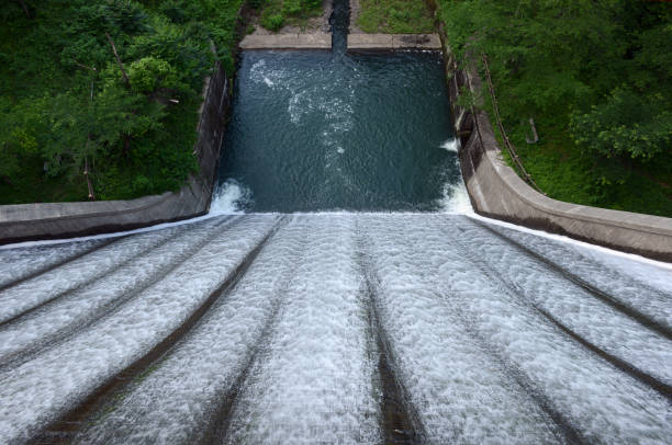 istock Water flowing from the dam 960834346