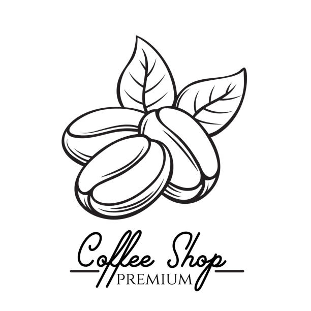 ilustrações de stock, clip art, desenhos animados e ícones de coffee shop badge - caffeine drink coffee cafe