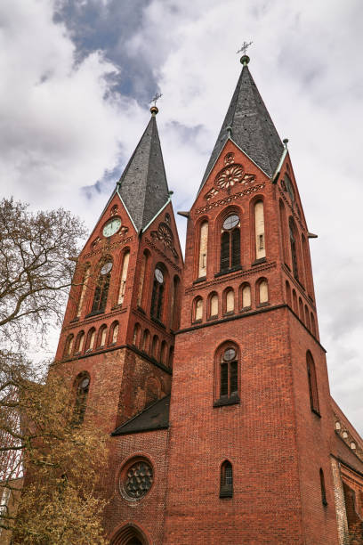 istock Gothic church with belfries 960853880
