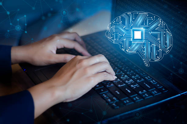 istock concept of thinking.background with brain CPU Mind series technology symbols  subject of computer science, artificial 960862962