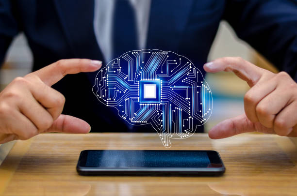 istock concept of thinking.background with brain CPU Mind series technology symbols  subject of computer science, artificial 960862996