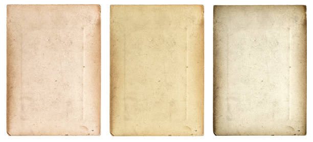 istock Paper sheet isolated white background used cardboard texture 960866684