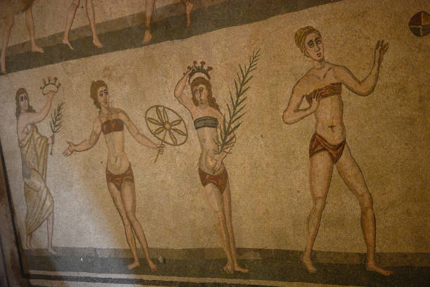 istock Roman bikini girls at play 960871786