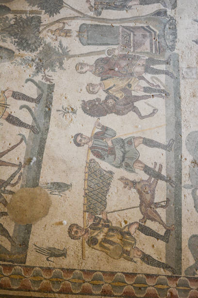 istock Roman mosaic floor 960871806