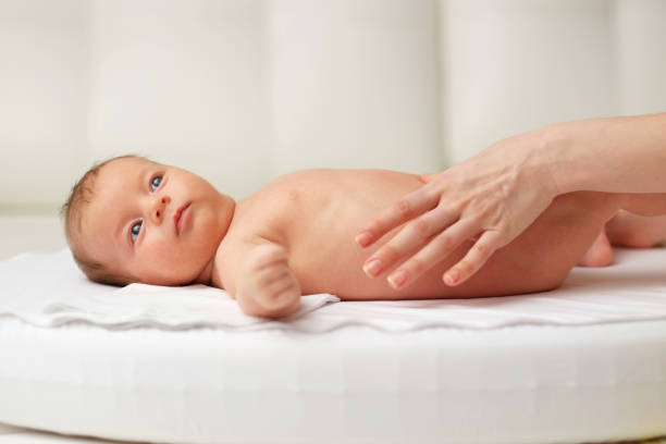 istock Newborn baby massage 960872308