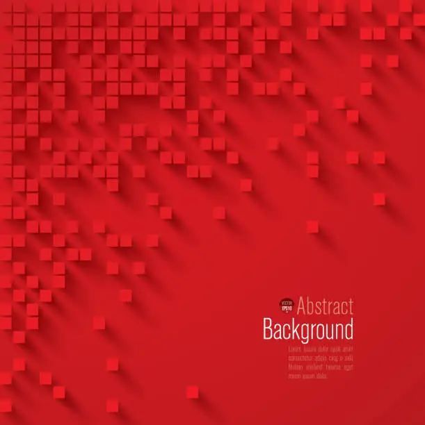 Vector illustration of Red abstract background vector.