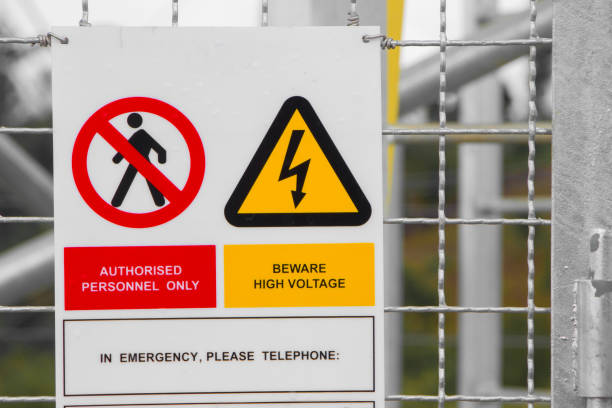 istock beware high votage and no enter sign 960880470