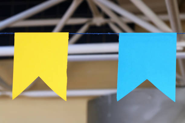 Flags used to decorate \