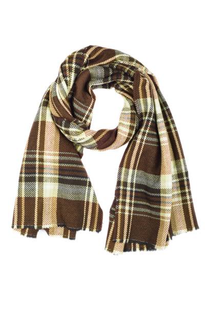 istock Beige wool scarf isolated on white background. 960889386