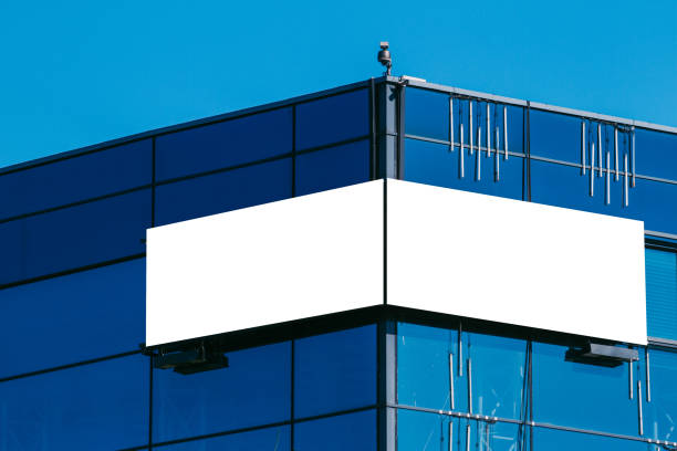 istock Mock up. Blank billboard outdoors, outdoor signboard on modern building 960889458