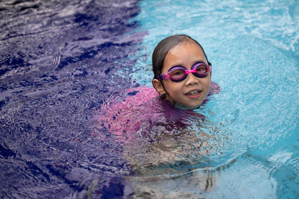 istock Girl having fun in swimming pool 960895268