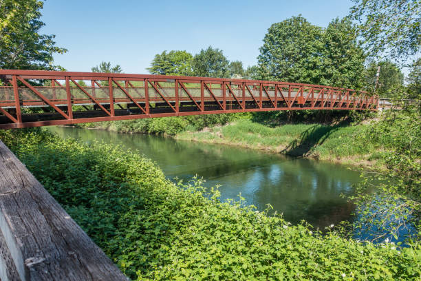 istock Rusy Metal Walking Bridge 2 960914208