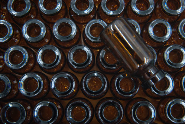 istock Glass bottles for laboratory, medicines 960915674