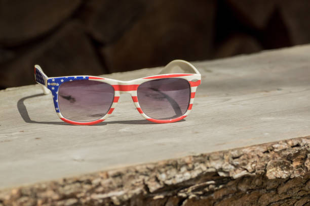istock A sunglasses with American colors 960923278